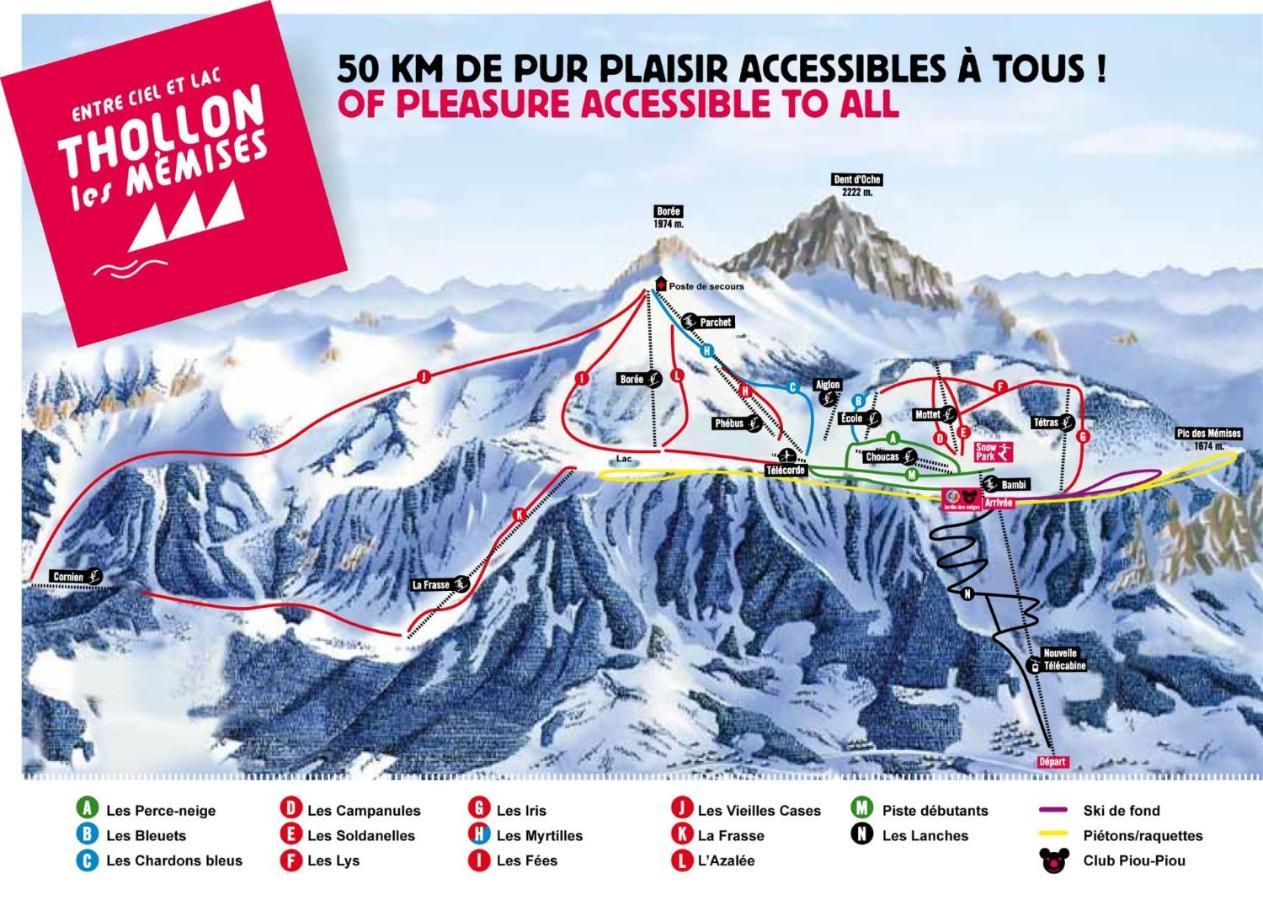 Appartement Tout Confort Montagne Et Lac Leman Thollon-les-Memises Exterior foto